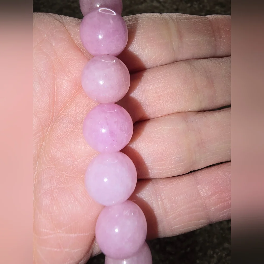 12mm Kunzite Bracelet ON SALE - Picture 3 of 7